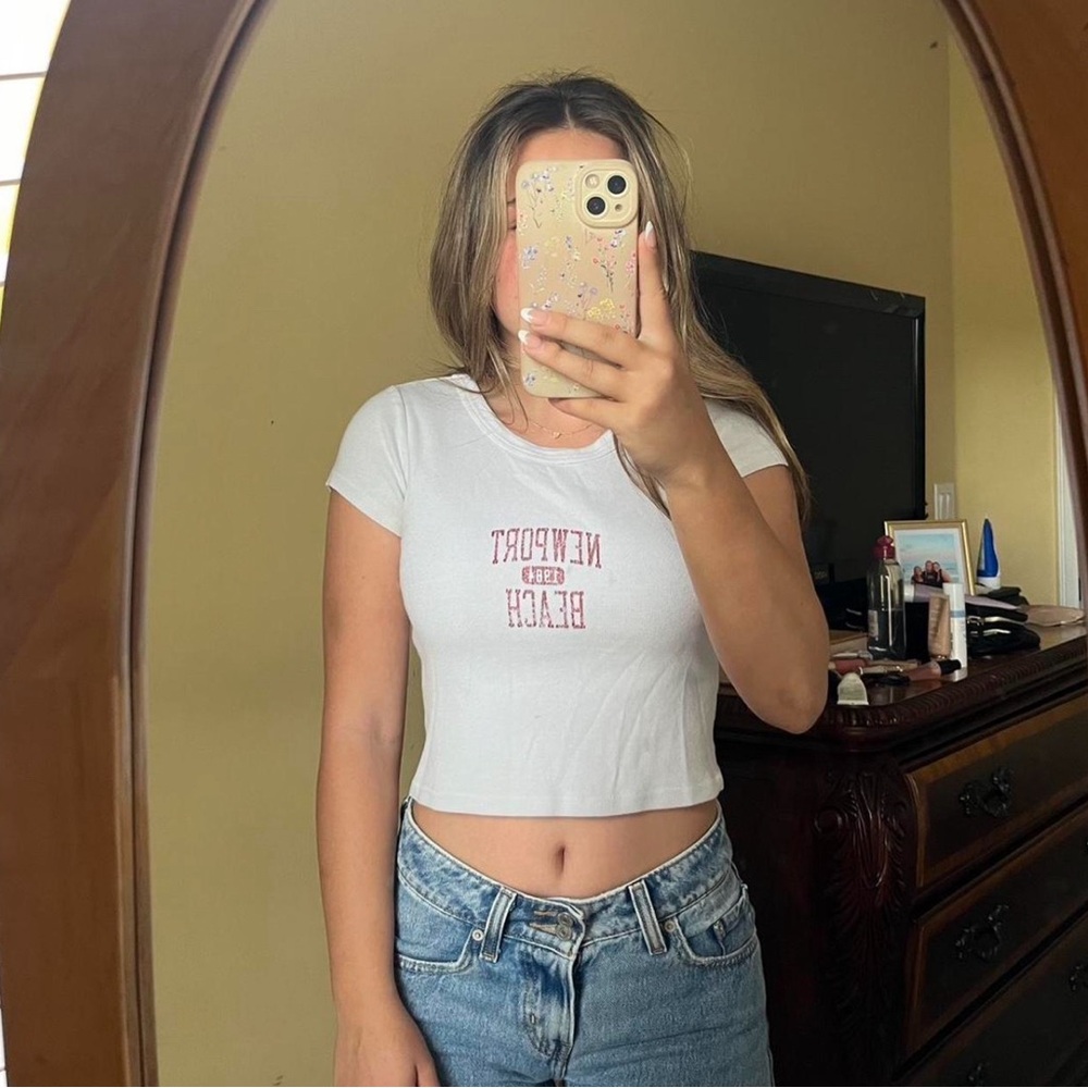brandy melville newport beach shirt